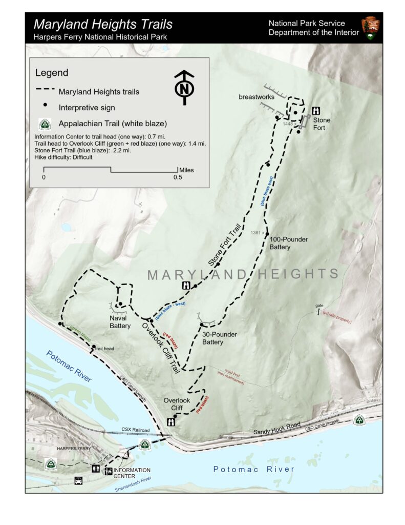 Maryland Heights trail map