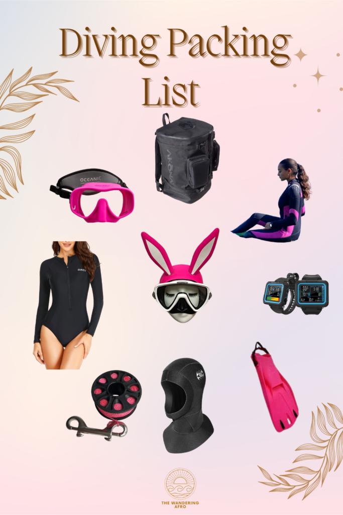 The Ultimate Dive Trip Packing List The Wandering AfroTravel Blogger