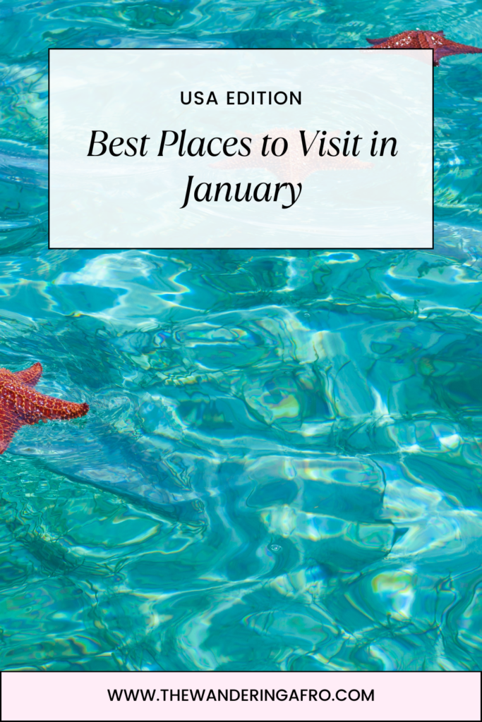 image states: USA edition: best places to visit in January