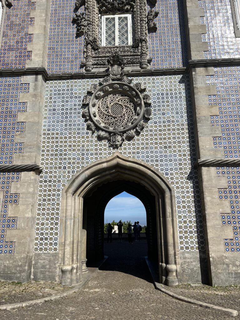 An entryway at Pena Palace