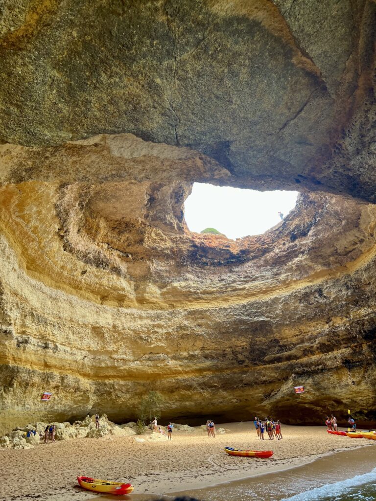 inside Benagil Cave