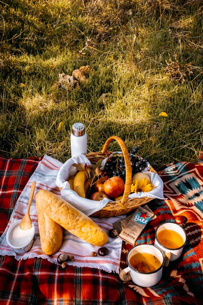 Foods on the Picnic Blanket